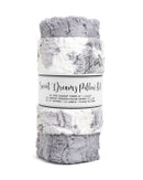 Sweet Dreamz Pillow Kit Luxe Cuddle®Baby Calf Graphite - Finished Kit - Fabric Bash