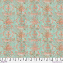Teal Wallpaper - Teal || Tim Holtz Palette Teal - Fabric Bash