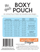 The Quick Boxy Pouch Pattern - Fabric Bash