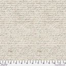Tim Holtz Charcoal -Quilting Cotton Fabric- Handwriting - Fabric Bash