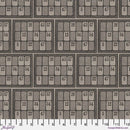 Tim Holtz Charcoal -Quilting Cotton Fabric- Numbers - Fabric Bash