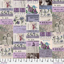 Tim Holtz Palette Purple- Purple Collage - Fabric Bash