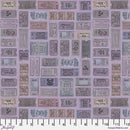Tim Holtz Palette Purple- Purple Tickets - Fabric Bash