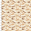 TIME TO MAKE THE DONUTS CREAM - Fabric Bash