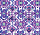 Wanderlust Damask Quilting Cuddle - Quilting Cotton Fabric-Blue - Fabric Bash