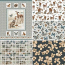 Whimsical Woods Book Panel - Fabric Bash