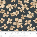 Whimsical Woods | Falling Leaves | Dark Blue - Fabric Bash