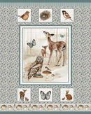 Whimsical Woods Minky Panel - Fabric Bash