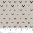 Whimsical Woods | Small Butterfly | Beige - Fabric Bash