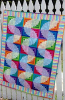 Wiggly Worms Log Cabin Pattern - Fabric Bash