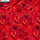 Wildflower II Small Red Flowers - Fabric Bash