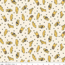 Winnie the Pooh - Toss Cream - Fabric Bash