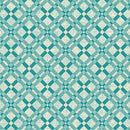 Winter Haven - Quilting Cotton Fabric - Winter Tartan - Teal - Fabric Bash