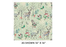 Winter Haven -Quilting Cotton Fabric- Winter's Tale Light- Sage - Fabric Bash
