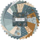 WISPS ON THE WIND- QUILTING FABRIC - 5" Squares - Fabric Bash