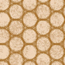 WISPS ON THE WIND- QUILTING FABRIC - CIRCLE GEO - BROWN - Fabric Bash