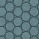 WISPS ON THE WIND- QUILTING FABRIC - CIRCLE GEO - TEAL - Fabric Bash
