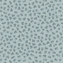 WISPS ON THE WIND- QUILTING FABRIC - TINY CIRCLES - TEAL - Fabric Bash