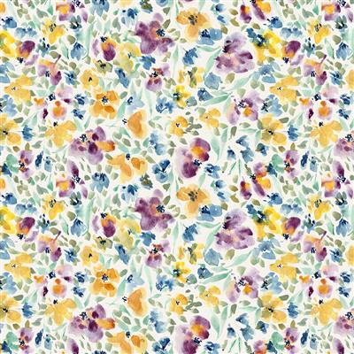 Violetta Digital Packed Flowers Y4319-57 Cream