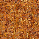 Yippie Ki Yay - Bandana Paisley - Paprika - Fabric Bash