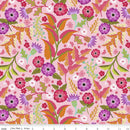 Zinnias - Floral Pink - Fabric Bash