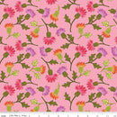 Zinnias - Thistle Pink - Fabric Bash