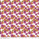 Zinnias - Zinnias White - Fabric Bash