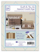 Zippity Do Done Cosmetic Bags QAYG Camel Zip - Fabric Bash