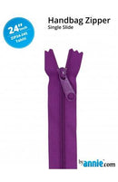 24" Single Slide Zipper - Tahiti - Fabric Bash