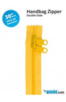30" Double Slide Zipper - Dandelion - Fabric Bash