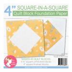 4" Square in a Square Foundation Paper