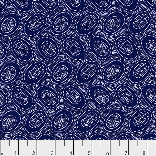 Aboriginal Dot - Indigo