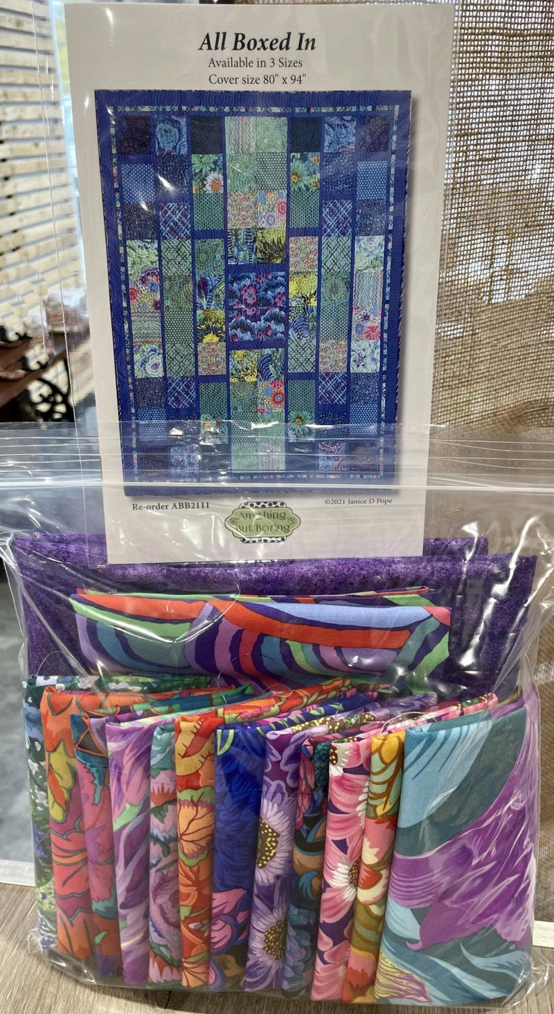 All Boxed In Kit with Kaffe Fassett Fabric
