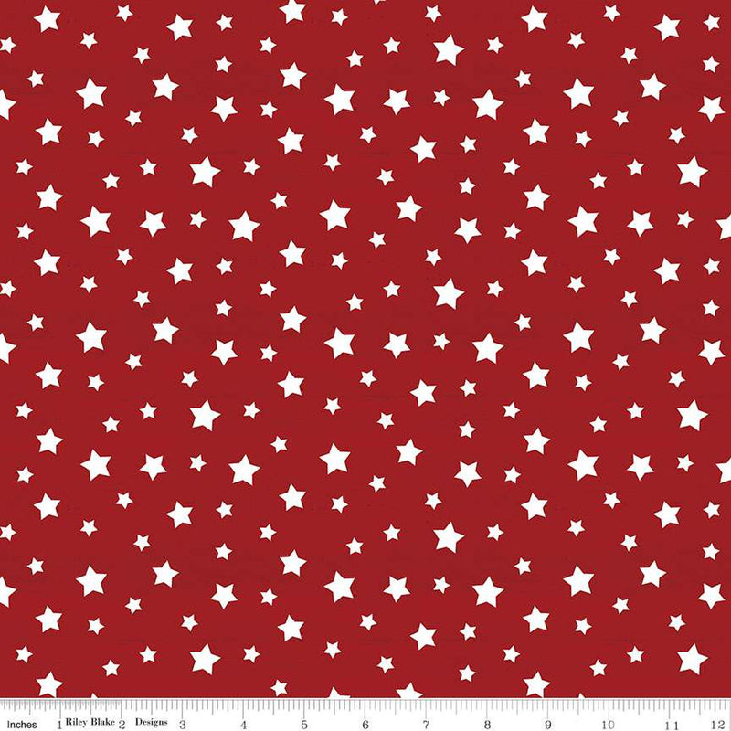 Monthly Placemats - July Stars Red