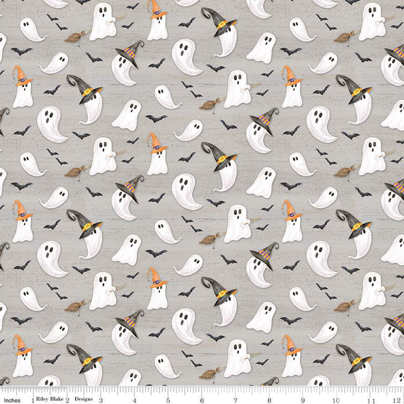 Monthly Placemats - October Ghosts Gray