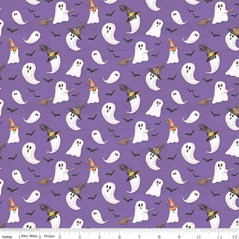 Monthly Placemats - October Ghosts Purple