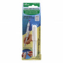 Clover Chaco Liner Pen Style white chalk marker in package showing tapered point