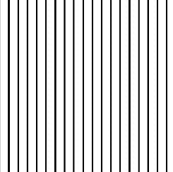Dots & Stripes - Spaced Stripe - Black on White