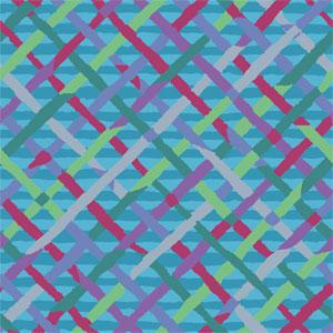 Mad Plaid - Turquoise 108" - 45" Remnant