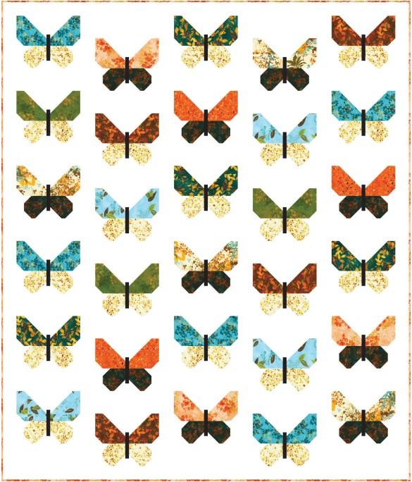 Petite Butterflies Quilt Kit