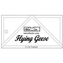 BlocLoc Flying Geese 3"x6"