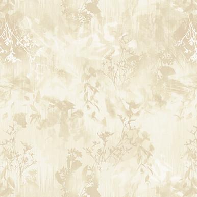 108" Abstract Foliage Ivory