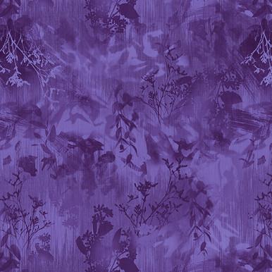 108" Abstract Foliage Purple
