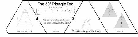 The 60 Degree Triangle Tool - Fabric Bash
