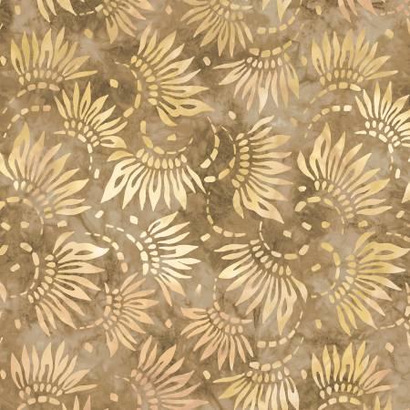 Tan Petals 108in Wide Back - Fabric Bash