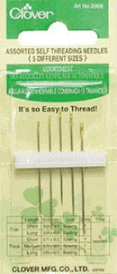 ASSORTED SELF THREADING NEEDLE