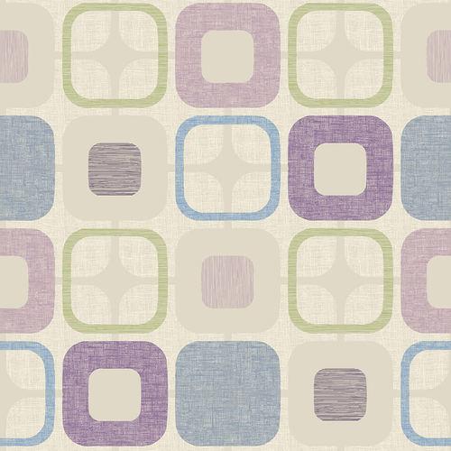 Geo Square Lilac 108" - Fabric Bash