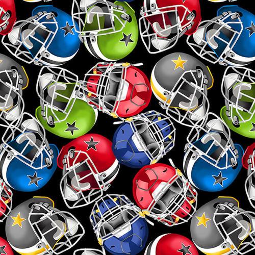 Love of the Game Football helm - Fabric Bash