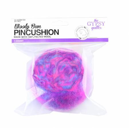 Wooly Bun Pincushion - Fabric Bash