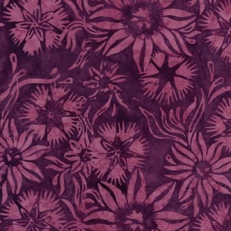 Pansy Scheming Florals Batik - Fabric Bash